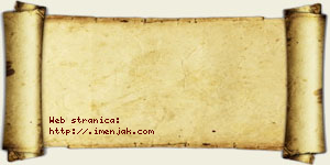 Isidora Kovačević vizit kartica